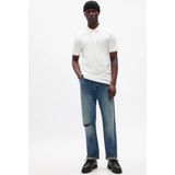 Gap V-Stretch Pique Erkek Polo Yaka Tişört 550531004015 - Beyaz - XL