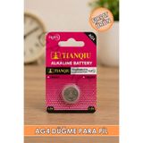 garaccu AG4 Alkalin LR626H 377A Düğme Para Pil - Kol Saati Pili 1 Adet
