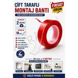 garaccu Çift Taraflı Şeffaf Silikon Montaj Bandı - Güçlü Yapışkanlı Su Geçirmez Bant Çerçeve Tablo İzolasyon Bandı