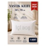 garaccu Fermuarlı %100 Pamuk 50x70 Yastık Kılıfı Astarı Mitili - İçi Boş 1 Adet