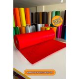 garaccu Kırmızı Kalın Keçe Kumaş 3 Mm Kalınlığında (50 X 100 CM) Kalın Rulo Keçe, Yılbaşı Kırmızı Keçe
