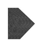 garaccu Koyu Kırçıllı Gri Kalın Keçe Kumaş 3 Mm Kalınlığında (50 X 100 Cm) Kalın Rulo Keçe