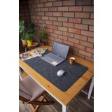 garaccu Masa Üstü Düzenleyici Bilgisayar ve Mouse Matı Pad 50x100 Cm Antrasit