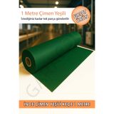garaccu Metrelik Ince Keçe Kumaş 1 Mm Çimen Yeşili - 1 Metre (100X100 CM), Yeşil Keçe, Yılbaşı Yeşili Keçe