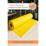 garaccu Metrelik Ince Keçe Kumaş 1 Mm Sarı - 1 Metre (100 Cm X 100 Cm)