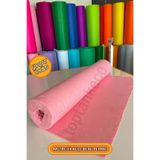 garaccu Metrelik Ince Yumuşak Keçe Kumaş 1 Mm Bebe Pembe - 1 Metre (100X100 CM), Pembe Keçe, Ince Pembe Keçe