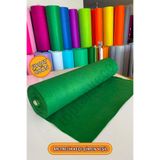 garaccu Metrelik Ince Yumuşak Keçe Kumaş 1 Mm Çimen Yeşili - 1 Metre (100X100 CM), Yılbaşı Yeşili