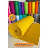 garaccu Metrelik Ince Yumuşak Keçe Kumaş 1 Mm Hardal Sarısı - 1 Metre (100X100 CM), Sarı Keçe, Ince Keçe
