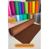 garaccu Metrelik İnce Yumuşak Keçe Kumaş 1 mm Kahverengi - 1 Metre (100 cm x 100 cm)