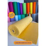 garaccu Metrelik İnce Yumuşak Keçe Kumaş 1 mm Safran Sarısı 1 Metre 100 cm x 100 cm