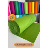 garaccu Metrelik Ince Yumuşak Keçe Kumaş 1 Mm Yaprak Yeşili - 1 Metre (100X100 CM), Yeşil Keçe