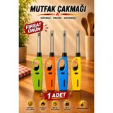 garaccu Ocak Mutfak Çakmağı Uzun 1 Adet Doldurulabilir Ev Çakmağı