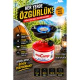garaccu Portatif Kamp Piknik Ocağı Minik Tüp Mocamp (Çakmak Gazı İle Dolum Yapılabilir) Renk Değişkenlik Gösterebilir