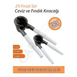 garaccu Sağlam Fındık Ceviz Ve Badem Kıracağı 2'li Fırsat Set Kuruyemiş Kırma Aleti Makinası