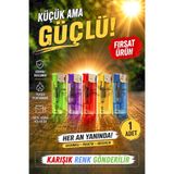 garaccu Şeffaf Manyetolu Çakmak Doldurulabilir Orta Boy 1 Adet