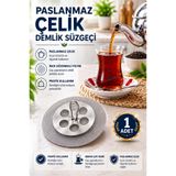 garaccu Süzgeç Çaydanlık İçi Çay Süzgeci 1'li Sök Tak Süzgeçler Demlik