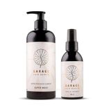 Garage Organics Saç Bakım Seti -1- Büyük Boy Super Wash 400 ml+No.2 Sprey
