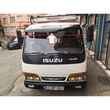 GARAGE453 Isuzu Nkr Low Dar Kupa Ön Cam Güneşliği Mika Parlak Siyah