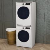 Garaj Home Aren Kurutmalıklı Çamaşır Makinesi Dolabı Beyaz