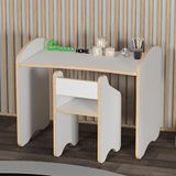 Garaj Home MS301 Aktivite Masası SD101 Sandalye Beyaz