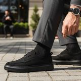 Garajmen Siyah Comfort Hafif Ortopedik Klasik-Spor Erkek Ayakkabı