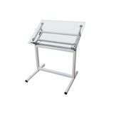 Garanti 80X120 Profesyonel Camlı Çizim Masası