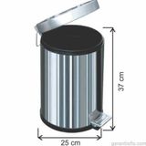 Garanti Metal 1003 12 lt Pedallı Çöp Kovası