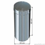Garanti Metal 1324 27 lt Dokunmatik İtme Kapaklı Çöp Kovası