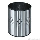 Garanti Metal 1401 13 lt Dekoratif Paslanmaz Metal Çöp Kovası