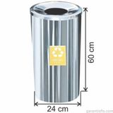 Garanti Metal 1802 27 lt Metal İçin Geri Dönüşüm Çöp Kovası