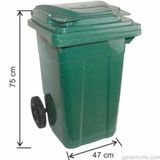 Garanti Metal 7556 Pedallı Plastik Konteyner