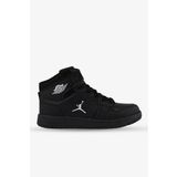 Garantili Unisex Çocuk Uzun Sneaker Spor Ayakkabı Ortopedik 26-27-28-29-30-31-32-33-34-35 Numara Siyah
