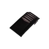 Garbalia Blush Siyah Deri Unisex Cüzdan