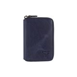 Garbalia Fargo Vintage Lacivert Deri Unisex Cüzdan