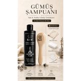 Gard Gümüş Şampuanı 240 ml + At Kılı Fırçası – Kararan Gümüş Takı, Bijuteri, Antika ve Eşya Temizleyici