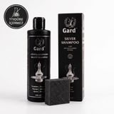 Gard Gümüş Şampuanı 240 ml – Gümüş Temizleyici ve Parlatıcı, Kararmış Takı, Yüzük, Kolye, Küpe, Çatal Bıçak, Tepsi ve Antika Gümüş İçin Süngerli Bakım Seti, Çizmez, Kararma Geciktirici