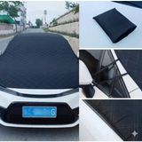 Gard Oto Dolu Araç Örtüsü, Dört Mevsim Kullanıma Uygun Kalın Güneş Kar Don Buzlanma Tam Koruma Oto Brandası - Siyah