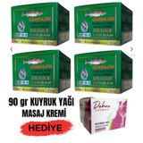 Gardajin Alabalık Yağı Kremi 4 x 70 G + Kuyruk Yağı Masaj Kremi