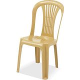 Gardelia Lux 4 Adet Plastik Sandalye Takımı 1.Sınıf Kahve