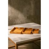 Garden Art Home Firenze Tepsi Seti Naturel