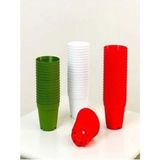 Garden Box Katı Plastik Sukulent Saksısı 20 Adet Beyaz (5.5 cm)