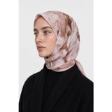 Garden Desen Organik Eşarp Krem