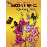 Garden Flowers Coloring Book