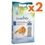 Garden Mix 2x10 lt Activated Carbon Parfümsüz Topaklanan Doğal Kedi Kumu