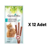 Garden Mix 3x5 gr 12'li Somonlu Kedi Stick Ödül