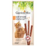 Garden Mix 3x5 gr Tavuk Etli Tahılsız Kedi Stick Ödülü