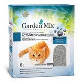 Garden Mix 6 lt Aktif Karbonlu Parfümsüz Bentonit Kedi Kumu