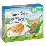Garden Mix 8 lt Topaklanan Mısır Lifli Kokusuz Kedi Kumu