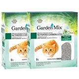 Garden Mix Bentonit Aktif Karbon Marsilya Sabunu 2x6 lt Kedi Kumu