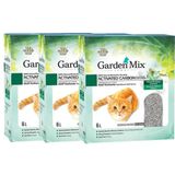 Garden Mix Bentonit Aktif Karbon Marsilya Sabunu 3x 6 lt Kedi Kumu